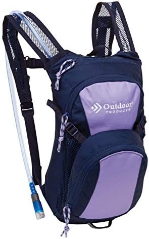Outdoor Products Tadpole Hydration Pack (Black) (Violet Tulip)