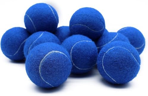 Magicorange Tennis Balls, 12 Pack Advanced Training Tennis Balls Practice Balls, Come with Mesh Bag for Easy Transport, Good for Beginner Training Ball