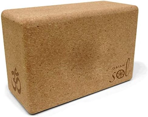 Gaiam Yoga Block - Supportive Latex-Free Eva Foam - Soft Non-Slip Surface with Beveled Edges for Yoga, Pilates, Meditation - Yoga Accessories for Stability, Balance, Deepen Stretches