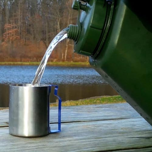 Scepter 2.5 Gallon True Military BPA Free Water Container, Food Grade Water Jug for Camping and Emergency Storage