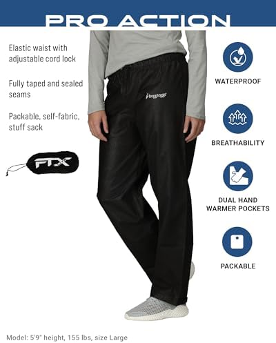 FROGG TOGGS Women's Classic Pro Action Waterproof Breathable Rain Pant