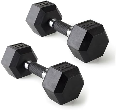 CAP Barbell Coated Dumbbell Weight | Multiple Options Pairs & Sets