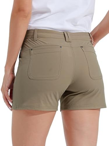 Willit Women's Golf Hiking Shorts Quick Dry Athletic Casual Summer Shorts with Pockets 4.5 in