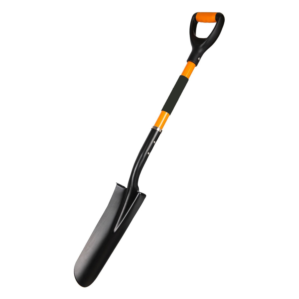 Spade Shovel,Transplanting Spade,Drain Spade,Spade Shovels for Digging,Sharp Shooter Shovel or Spade, D-Grip,Fiberglass Handle Heavy Duty (Drain Spade)