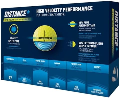 TaylorMade Golf Distance+ Golf Balls