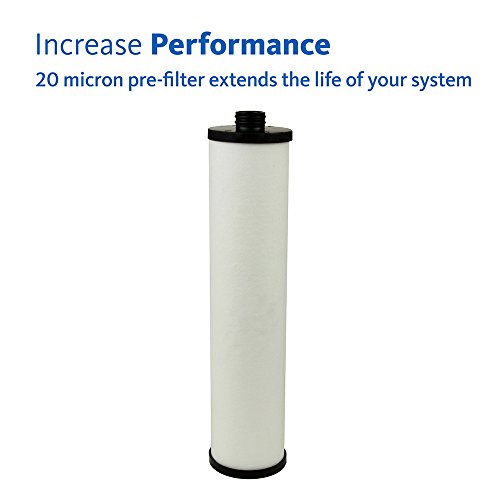 Aquasana Replacement Filter Cartridges for 3-Stage Max Flow Claryum Under Sink Water Filtration System - Filters 99% Of Chlorine - 3 Count - AQ-5300+R