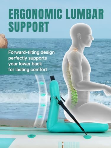 Niphean Inflatable Stand Up Paddle Board with SUP Accessories, Anti-Slip EVA Deck, 10’6’’ Inflatable Paddle Boards for Adults & Youth of All Skill Levels