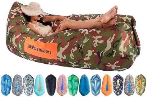 Chillbo Inflatable Couch – Cool Inflatable Chair. Upgrade Your Camping Accessories. Easy Setup is Perfect for Hiking Gear, Beach Chair and Music Festivals.