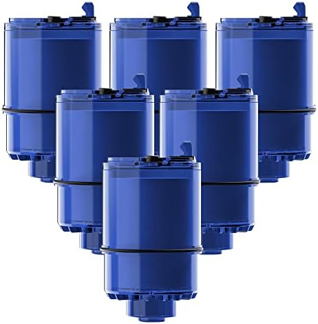 Waterdrop NSF Certified Water Filter, Replacement for All PUR®, PUR®PLUS Faucet Filtration Systems, Pur® RF-9999® Faucet Water Filter (6 Count), Model No.: WD-C08A