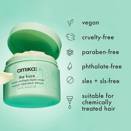 amika the kure intense strength repair mask, 500ml