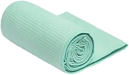 Shandali Hot Yoga Towel - Mat-Sized, Microfiber, Super Absorbent, Anti-Slip, Injury Free, 24" x 72" - Best Bikram Yoga Towel - Exercise, Fitness, Pilates Gear