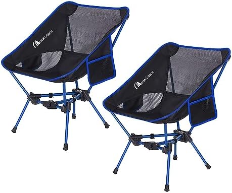 MOON LENCE Portable Camping Chair Backpacking Chair - The 4th Generation Ultralight Folding Chair - Compact, Lightweight Foldable Chairs for Hiking Mountaineering, Beach