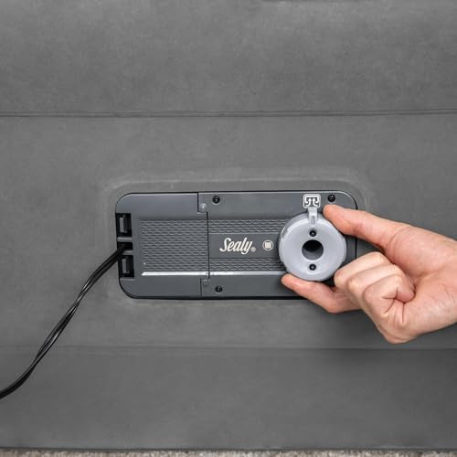 Sealy Tritech Airbed Queen 31" Headboard Built-in AC Pump