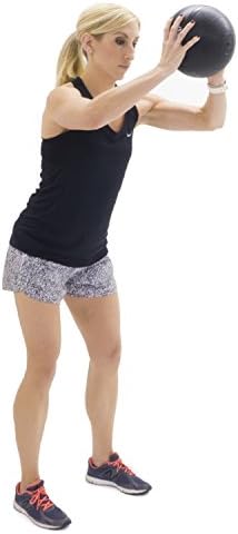 ProsourceFit Slam Medicine Balls 5, 10, 15, 20, 25, 30, 50lbs Smooth and Tread Textured Grip Dead Weight Balls for Strength and Conditioning Exercises, Cardio and Core Workouts