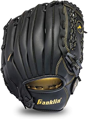 Franklin Sports Baseball + Softball Gloves - Field Master Adult + Youth Baseball + Softball Gloves - Right Hand + Left Hand Gloves - Infield + Outfield Mitts - Multiple Sizes + Colors
