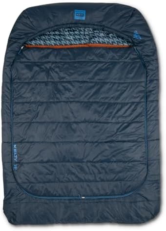 Kelty Tru.Comfort Doublewide 20 Degree Sleeping Bag – Two Person Synthetic Camping Sleeping Bag for Couples & Family Camping