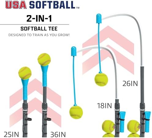 Franklin Sports Grow-with-Me Kids Baseball Batting Tee + Stand Set for Youth + Toddlers - Youth Baseball, Softball + Teeball Hitting Tee Set for Boys + Girls