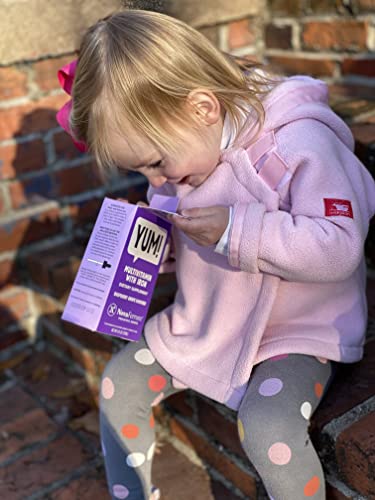 NovaFerrum Yum | Multivitamin with Iron for Infants, Toddlers & Kids | Immune Support | Ages 4 & Under | Gluten Free Certified | Sugar Free | Raspberry Grape | 50 Servings