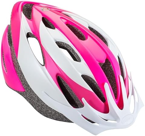 Schwinn Thrasher Bike Helmet for Adult Men Women Age 14+ with Suggested Fit 58-62cm, Multi-Mode Rear LED Light or No Light Option, Lightweight with Adjustable Side and Chin Strap, Bike Accessories