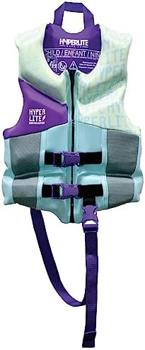 HyperLite Elite Kids Life Jacket, US Coast Guard Approved, Great for Any Water Sports Activity Including Boating, Paddle & Swimming