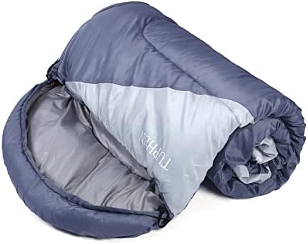 tuphen- Sleeping Bags for Adults Kids Boys Girls Backpacking Hiking Camping Microfiber Liner, Cold Warm Weather 4 Seasons Indoor Outdoor Use, Lightweight & Waterproof