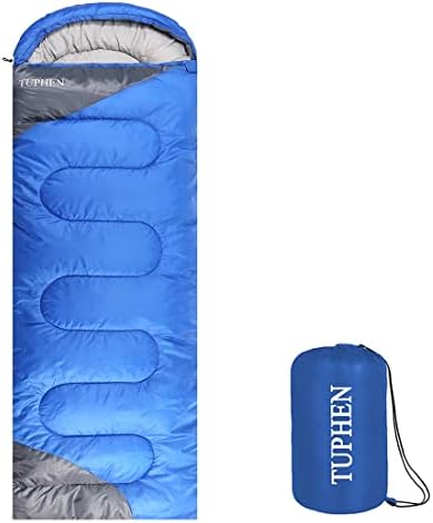 tuphen- Sleeping Bags for Adults Kids Boys Girls Backpacking Hiking Camping Microfiber Liner, Cold Warm Weather 4 Seasons Indoor Outdoor Use, Lightweight & Waterproof