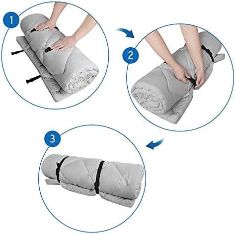 Cot Mattress Pad (Improved Thickness) Quilted Cot Pads for Camping, Sleeping Mattress Topper 30" X 75" for Camp/Rv Bunk/Narrow Twin Beds