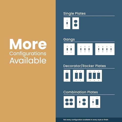 Franklin Brass Classic Architecture (3-Pack) Outlet Covers Pure White 1-Gang Wall Plate Single Duplex Switch Plates Electrical Guard W35242V-PW-C