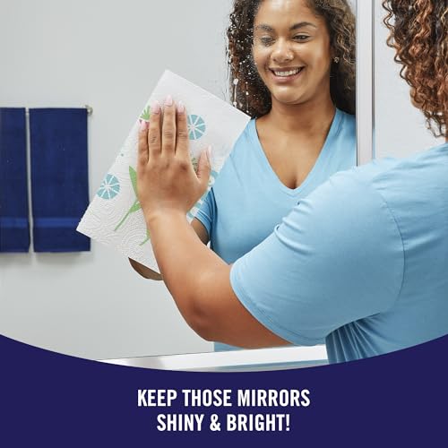 Sparkle Pick-A-Size Paper Towels, 24 Double Rolls = 48 Regular Rolls, Everyday Value Paper Towel with Full and Half Sheets