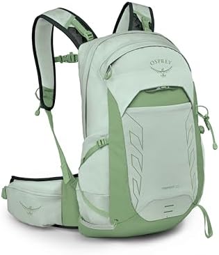 Osprey Tempest 22L Women's Lightweight Hiking Backpack with Hipbelt, Frosty Mint Green/Botanica