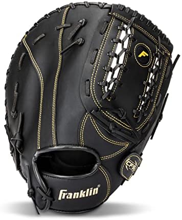 Franklin Sports Baseball + Softball Gloves - Field Master Adult + Youth Baseball + Softball Gloves - Right Hand + Left Hand Gloves - Infield + Outfield Mitts - Multiple Sizes + Colors
