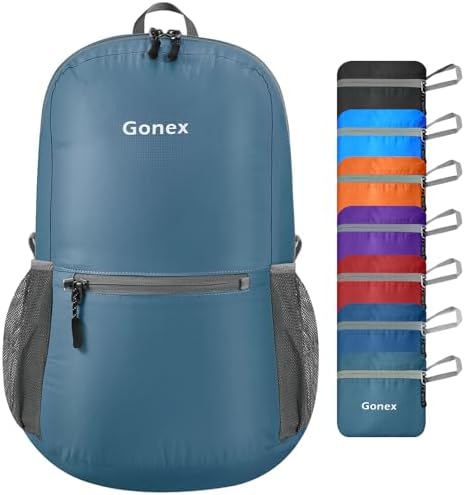 Gonex Ultra Lightweight Packable Backpack 20L Daypack Handy Foldable Camping Outdoor Travel Cycling Backpacking