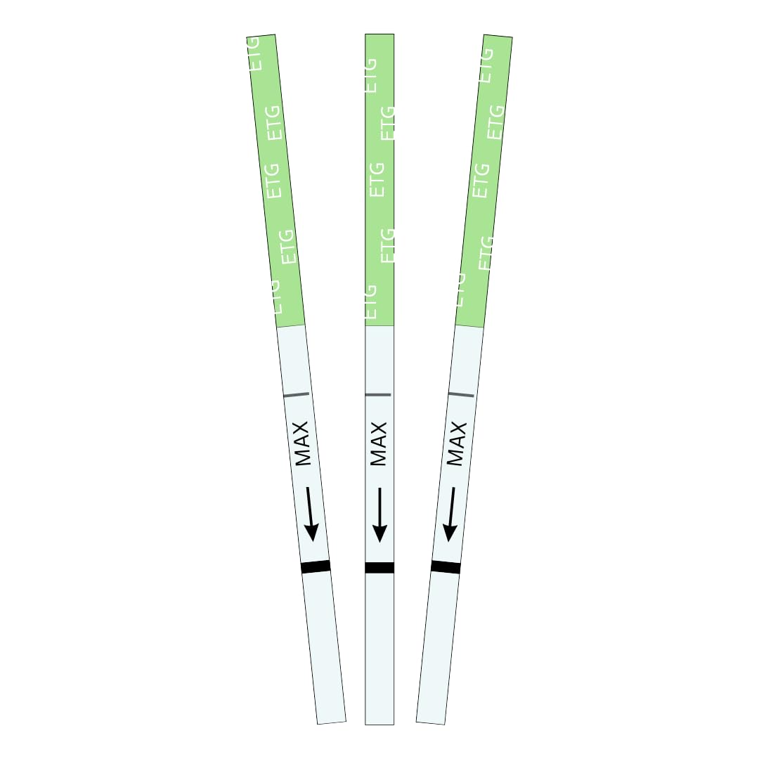 12 Panel Now ETG Alcohol Strips - 80 Hour Detection Time, Rapid Detection with High Sensitivity, Instant Read, Results Within 5 Minutes (Pack of 25)