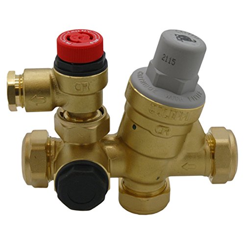 Caleffi - 22mm Inlet Control Multibloc Valve Group 533002CST by Altecnic Caleffi