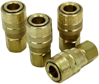 Milton S-715-4 1/4" FNPT M Style Coupler - Pack of 4
