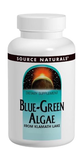 Source Naturals Blue Green Algae from Klamath Lake - Algae Superfood Supplement, 500 mg - 200 Tablets