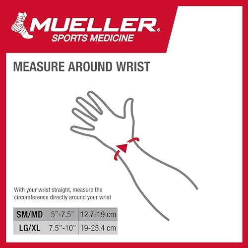 MUELLER Sports Medicine Reversible Wrist Stabilizer with Splint, Wrist Pain Relief Support for Men and Women, Ideal for Carpal Tunnel, Tendinitis, Arthritis, Taupe, Large/X-Large