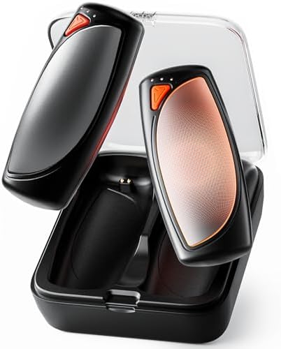 Hand Warmers Rechargeable 2 Packs, Double Sided Heating with AI Charging Case, 14000mAh Electric Hand Warmer Up to 36 Hours, Portable Heater Gifts for Christmas,Camping,Hunting