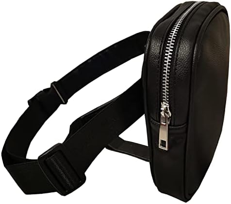 Larswon Women's Waist Pack, Black, Small