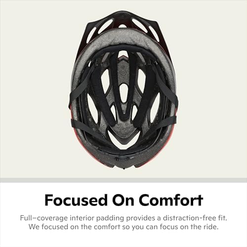 Schwinn Thrasher Bike Helmet for Adult Men Women Age 14+ with Suggested Fit 58-62cm, Multi-Mode Rear LED Light or No Light Option, Lightweight with Adjustable Side and Chin Strap, Bike Accessories