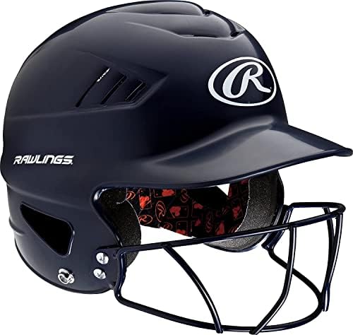 Rawlings | COOLFLO Batting Helmet | 6 1/2" - 7 1/2" One Size Fits Most | Multiple Colors/Facemask Option