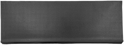 Indoor/Outdoor Hose-Wash Fingertip Nibs Design Non-Slip Rubber 10" x 30" Modern Stair Treads for Stairs, Garage, Patio, 5 Pack, Black Nib