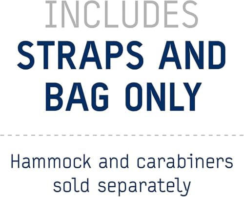 ENO, Eagles Nest Outfitters Helios Ultralight Hammock Straps Suspension System with Storage Bag, 300 LB Capacity, 8' 1" x 1"