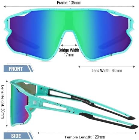 DUCO Kids Sunglasses Youth Baseball Sun Glasses Lightweight TR90 Frame UV400 Sports Cycling Shades for Boys Girls DK268