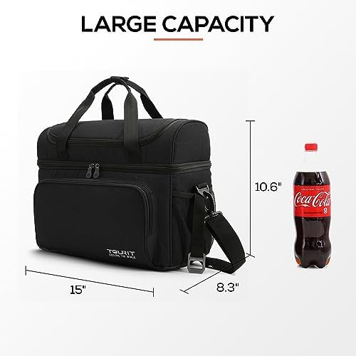 TOURIT Insulated Cooler Bag 30/36-Can Soft Sided Lunch Cooler 22/28L for Men Women to Travel, Picnic, Camping, Beach, Work