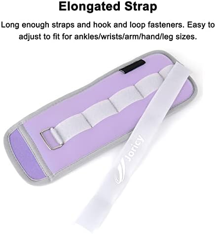 Ankle Weights A Pair of 1/2/3/4/6/8/10/12/20 LBS Wrist Leg Arm Weights for Women Men kids child with Adjustable Straps, Strength weighted for Physical Therapy Running Walking Fitness Gym Workout