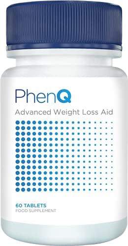 PhenQ Advanced Weight Loss Aid Supplements, Natural Fat Burner Tablet (500mg) for Weight Loss for Women & Men, Metabolism Booster to Burn Calories - Pack of 1, 1 count, 60 capsules