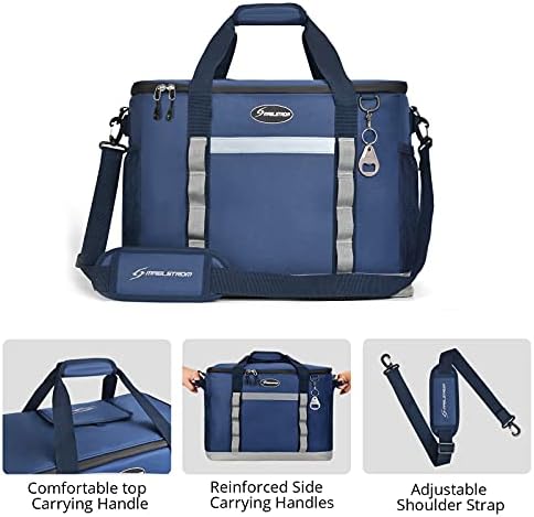 Maelstrom Soft Cooler Bag,Collapsible Soft Sided Cooler,24/30/60/75 Cans Beach Cooler,Ice Chest,Large Leakproof Camping Cooler,Portable Travel Cooler for Grocery Shopping,Camping,Road Trips