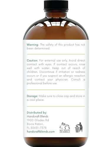 Handcraft Blends Peppermint Essential Oil in Glass Bottle - Huge 16 Fl Oz - 100% Pure and Natural - Premium Grade Essential Oil for Diffuser and Aromatherapy, and DIY Soap Making