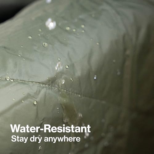 Gravel Layover Travel Blanket – Ultra-Lightweight, Warm Down Alternative with Carry Pouch (Black)